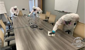 911 Restoration Sanitization Triad